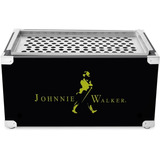 Churrasqueira Portatil Grande De Inox Johnnie Walker Dourado