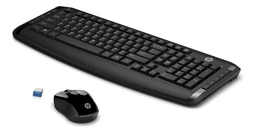 Combo Teclado Y Mouse Inalambrico  Hp 300 3ml04aa#abm 