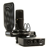 Estudio Rode Kit Completo Ai-1 Y Nt1, Negro