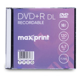 Dvd Gravavel Dvd+r Dual 8.5gb/240min/8x Sli