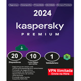 Kaspersky Antivírus Premium 20 Dispositivos 1 Ano