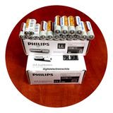 Caja Philips Doble Aa + Triple Aaa 1.5v Total 96 Unidades