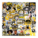 Steelers Pittsburgh Nfl 50 Calcomanías Stickers Pvc Vs Agua