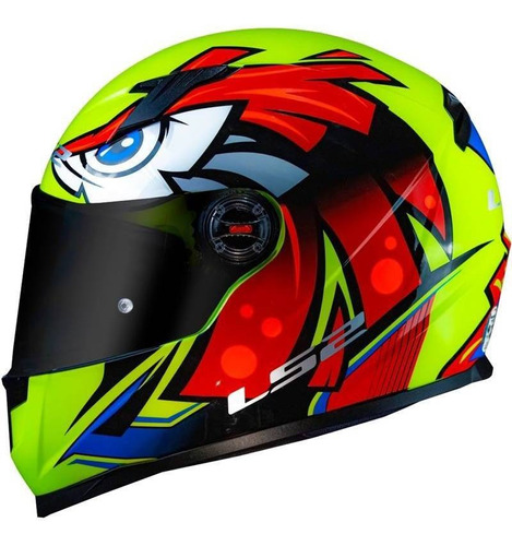 Capacete Ls2 Ff358 Classic Tribal Yellow Amarelo
