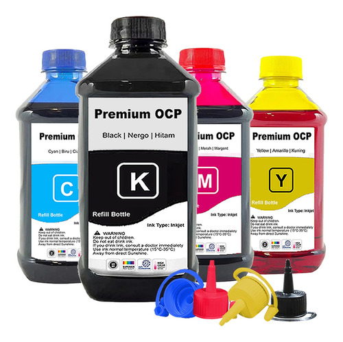 1250ml Tinta Compatível Epson L3150 L395 L375 L365 L355 L380