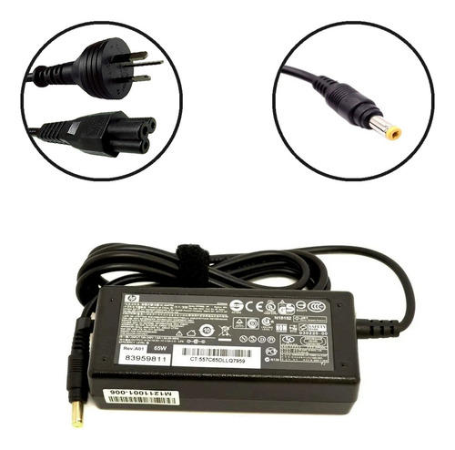 Cargador Hp Compaq Presario Original 18,5v 3,5a 65w Pin Fino