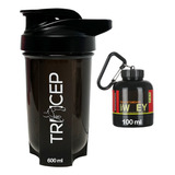 Shaker Con Porta Proteína Gym Fitnes Gymrato Gym Bro