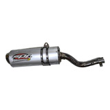 Escape Deportivo Spr Aluminium 4 Plateado Honda Xr 600