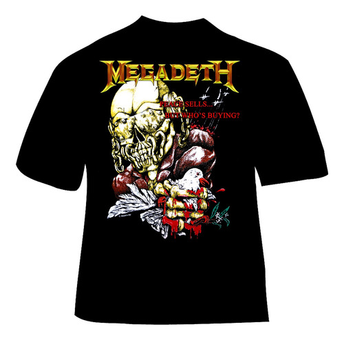 Polera Megadeth - Ver 05 - Peace Sells...but Who's Buying?