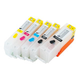 Kit 5 Cartuchos Rellenables Para Canon 150 151 Mg5420 Ip7210