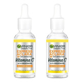 Combo X2 Garnier Serum Facial Iluminador Vitamina C 30ml