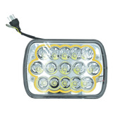 Par Unidad Cuadrada 7pul 15 Hiperleds 3w Ojo De Angel Blanco