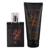 Kit Presente Masculino Perfume Lattitude Stamina Shower Gel