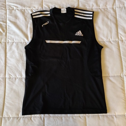 Remera Sin Mangas adidas Negra Y Blanca Talle L 