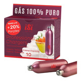 100 Cápsulas Gás N2o 100% Puro, Para Chantilly, Isi 8.4g