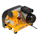 Compressor De Ar Elétrico Portátil Ferrari Cad-100 Monofásica 0l 1hp 127v/220v Amarelo