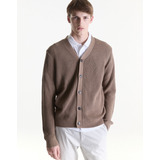 Cardigan Equus Marrón Fabrizio De Hombre