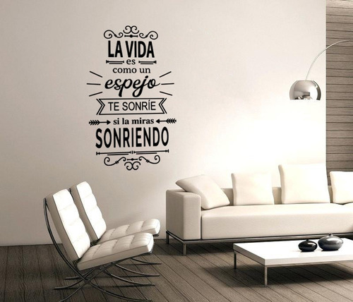 Viniles Decorativos Para Pared Modernos La Vida Es Como Un