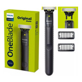 Aparador De Pelos Philips Oneblade Qp1424/10 Bivolt