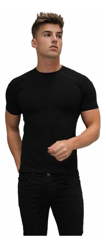 Pack X 3 Remeras Slim Fit Cuello Redondo