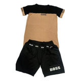 Conjunto Camisa E Short Infantil Otima Qualidade