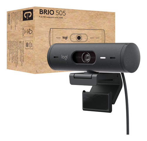 Webcam Logitech Vc Brio 505 Grafito - Revogames