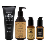 Primont Barber Kit Shampoo Acondicionador Serum Gel 6c