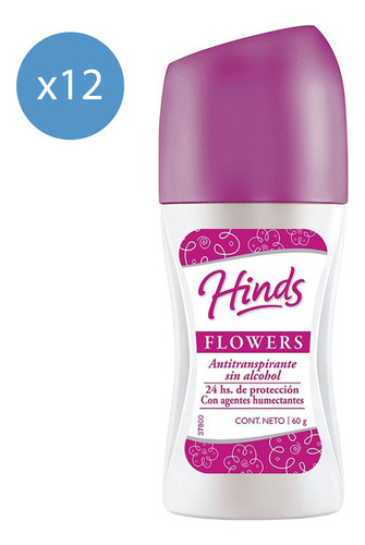 Pack Antitranspirante Hinds Roll On Flowers 60 Gr