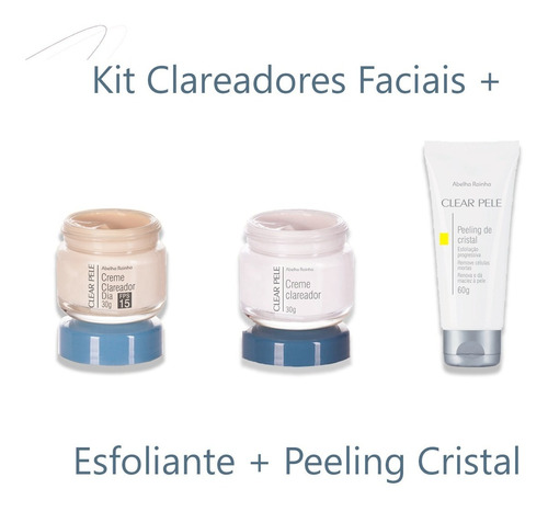 Cremes Clareador Rosto Melasma Espinha Esfoliante Abelha R