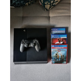 Playstation 4 500gb + 3 Jogos