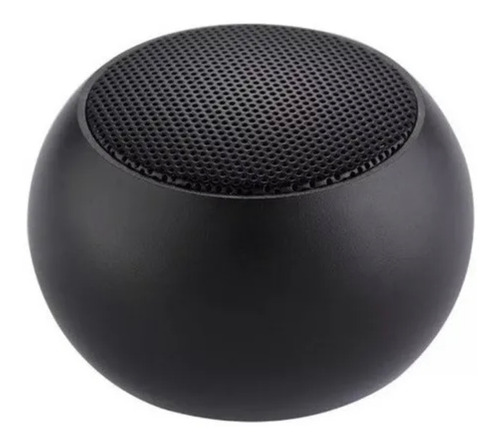 Caixa De Som Portátil Com Bluetooth Bolinha Preta/preto Caixinha Ambiente