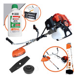 Roçadeira Gasolina Lateral + Óleo Stihl 2t 12.000rpm Terra