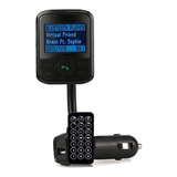 Cargador Usb Transmisor Fm Con Pantalla Bluetooth Y Control