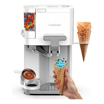 Máquina De Helado Automatica Con Toppings Cuisinart Ice-48 Frecuencia 60 | Meses sin interés