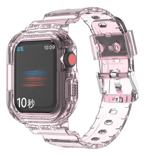 Correa De Reloj Transparente Para Apple Watch Silicona Suave