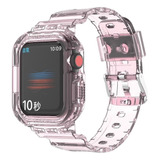 Correa De Reloj Transparente Para Apple Watch Silicona Suave