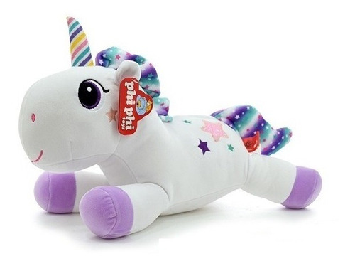 Peluche Unicronio Echado 40 Cm  Perfumado Lny 8040 Loonytoys