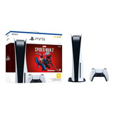 Console Sony Playstation 5 Leitor Mídia Física Ps5 Bundle Jogo Marvel Spider Man 2 825gb Ssd Bivolt