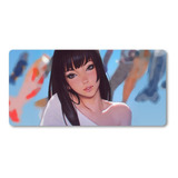 Mousepad Xl 58x30cm Cod.056 Chica Anime Retrato