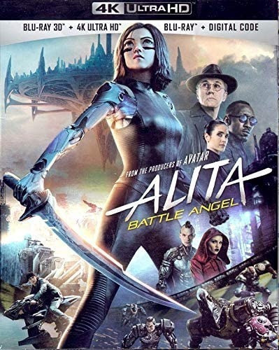 Alita Battle Angel Pelicula 4k Ultra Hd + Blu-ray 3d