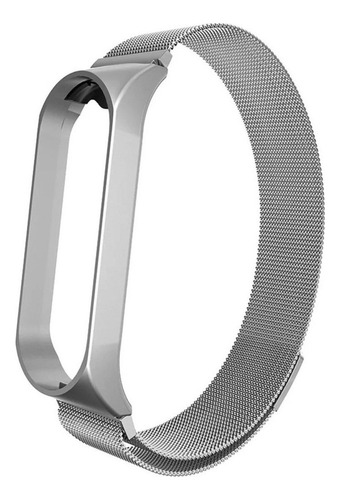 Pulseira Metal Aço Inox Para Xiaomi Mi Band 3 E Mi Band 4