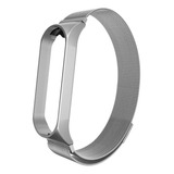 Pulseira Metal Aço Inox Para Xiaomi Mi Band 3 E Mi Band 4