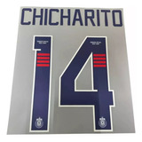 Tipografía Número Chivas Visita  2024 #14 Chicharito