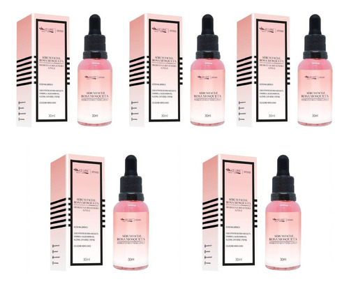 5  Unidades Serum Facial Rosa Mosqueta Max Love Atacado