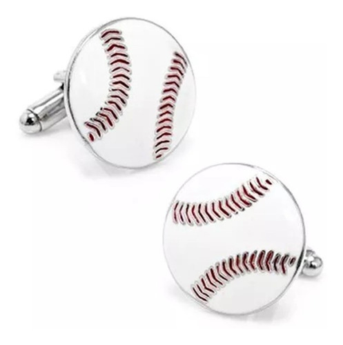 Mancuernillas Thot Ra Figura De Pelota Baseball E-723