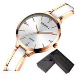 Relógio Feminino Nibosi 2330 Elegant Diamond Quartz