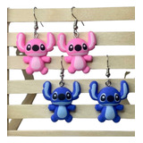 Brinco Do Stitch E Angel Moda Personagem Disney Kit 2 Pares