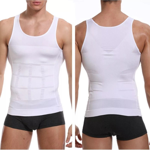 Camiseta Reductora Hombre , Faja Compresion Polera Hombre