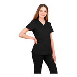 Pijama Medica Quirurgica Antifluidos Mujer Negro