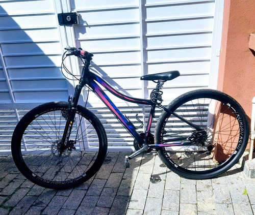 Bicicleta Aro 29 First Curvo 21v T15 - Preto/rosa Usada